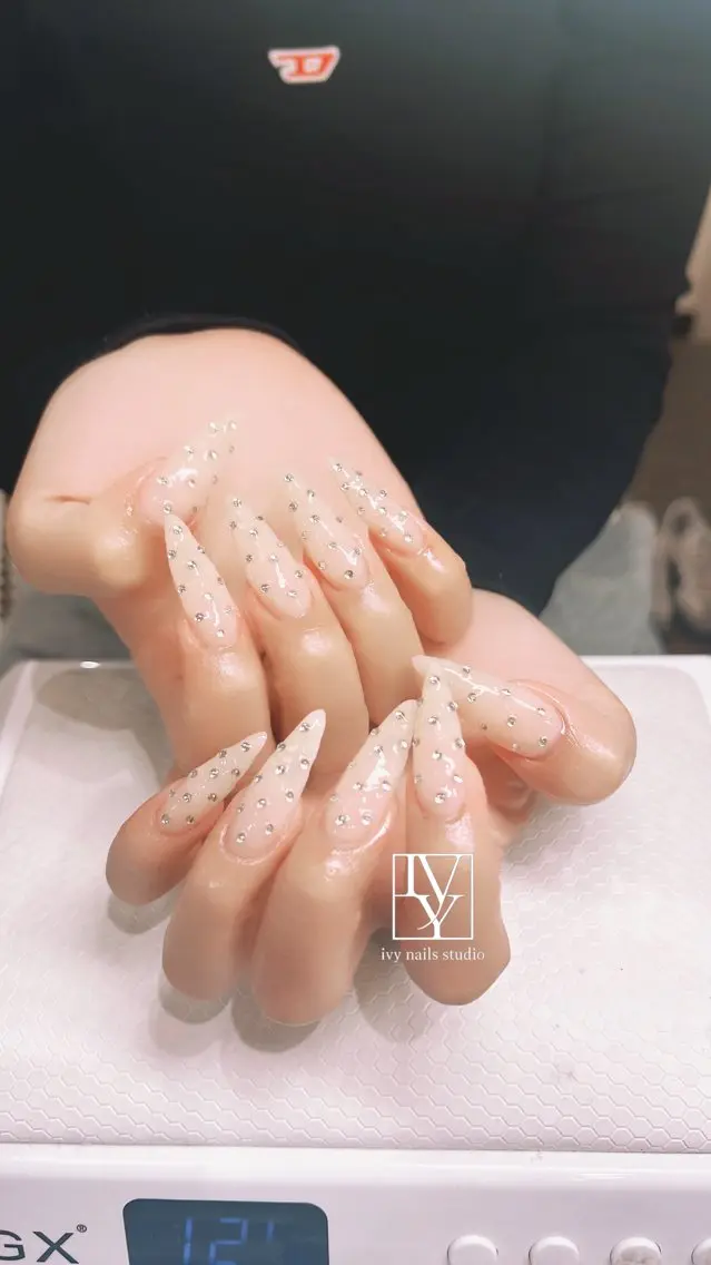 ネイル アートネイル ロングネイル ワンカラーネイル ストーンネイル IVY NAIL SALON｜富山のネイルデザイン