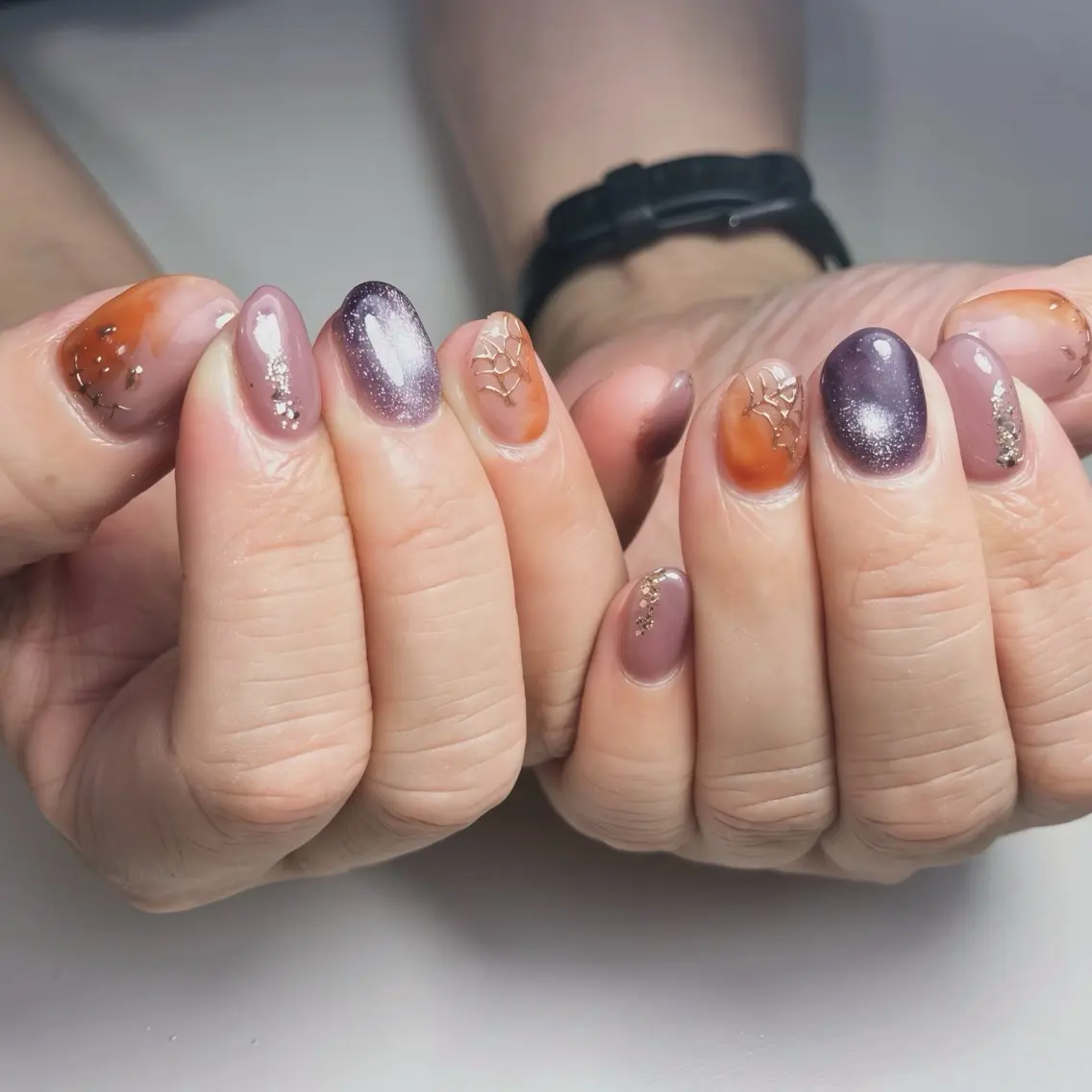 ネイル フットネイル マグネットネイル ニュアンスネイル シンプルネイル ブライダルネイル ハンドネイル nail salon anoneのネイルデザイン