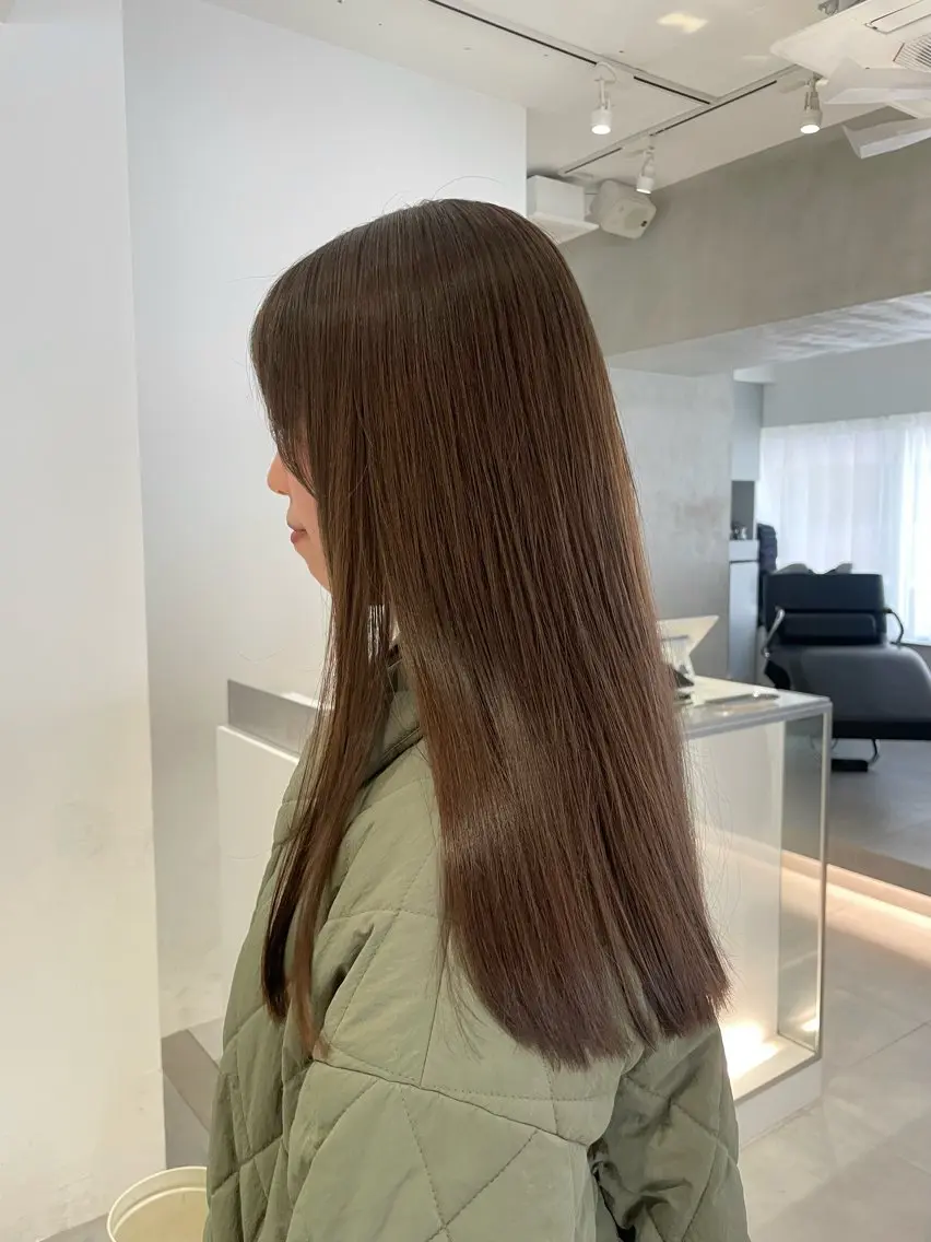 ロング カラー 🪞透け感&韓国ヘア 🪞honokaのヘアスタイル