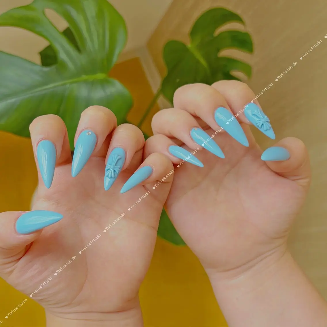 ネイル アートネイル 長さ出し フラッシュネイル ジェルネイル 韓国ネイル ハンドネイル ハンドケア Yuri.nail studioのネイルデザイン
