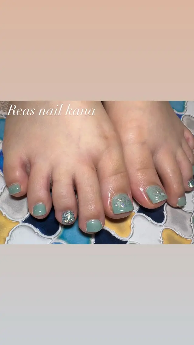 ネイル フットネイル Reas nail kanaのネイルデザイン