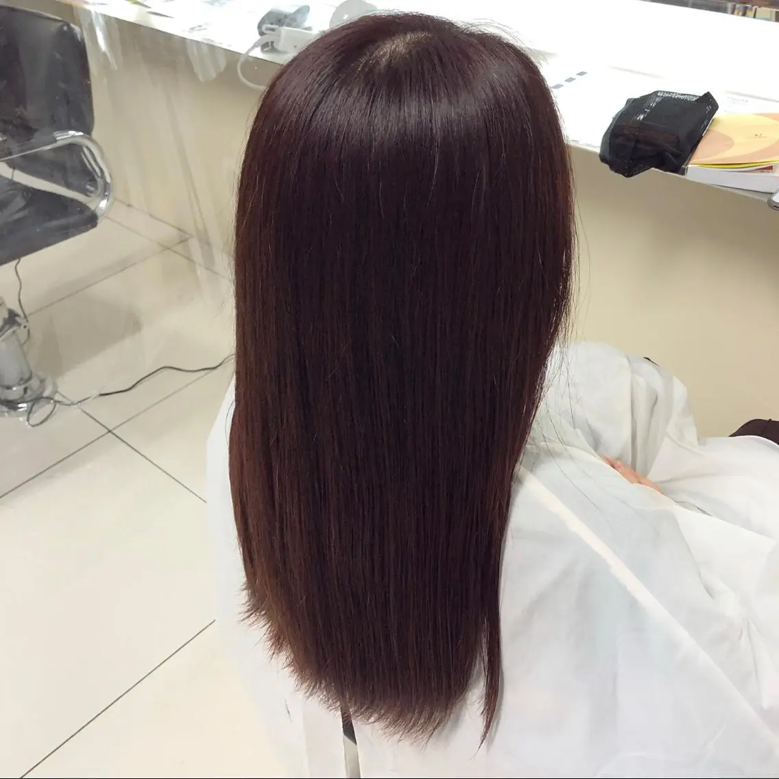 セミロング カラー 髪質改善・白髪ぼかし /お悩み対応カラーのヘアスタイル
