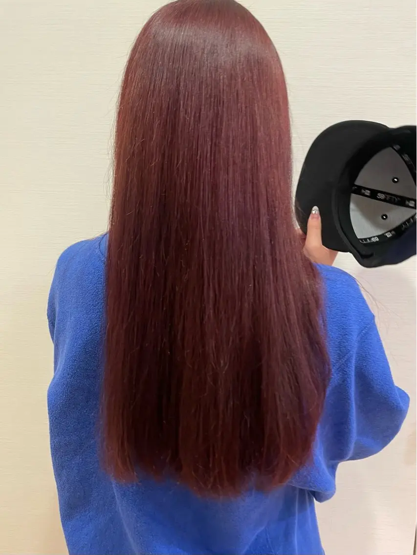 ロング カット ヘアカラー 💿 kanna💿のヘアスタイル