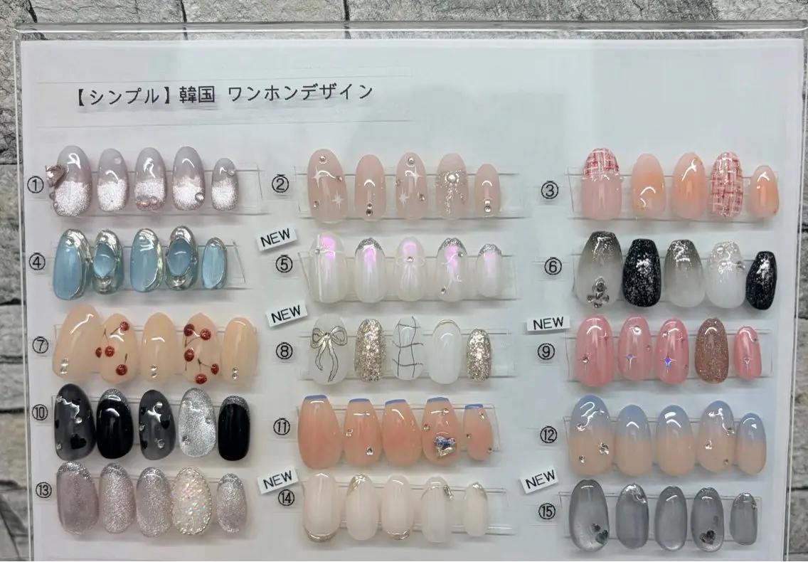 【オフ込み】韓国/ワンホン ネイルの写真