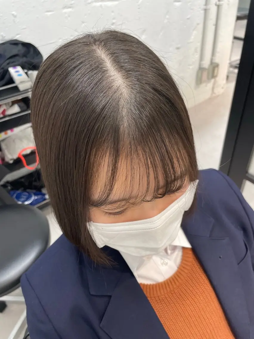 ミディアム 美髪矯正・ブリーチ 矯正🫧秋元ゆたかのヘアスタイル