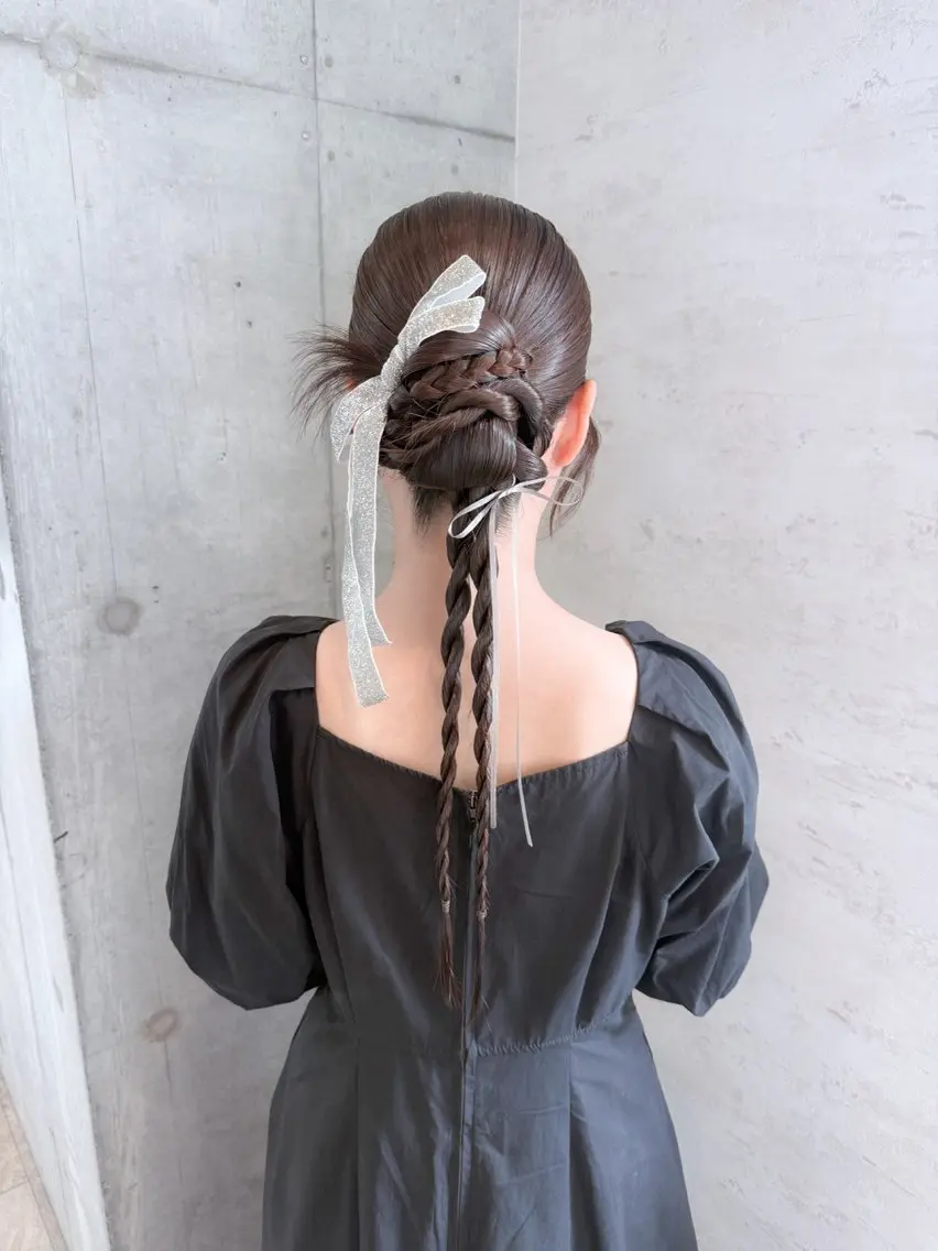 ヘアアレンジ ヘアセット はやしほのか｜ ヘアセット×カラーのヘアスタイル