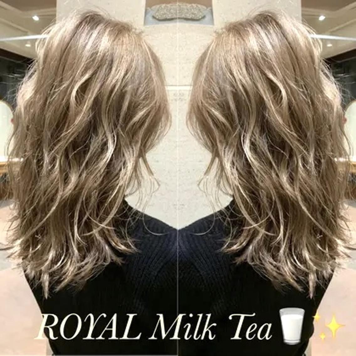 カラー カット ヘアカラー トリートメント ブリーチカラー特化 栄/矢場町/栄 服部のヘアスタイル