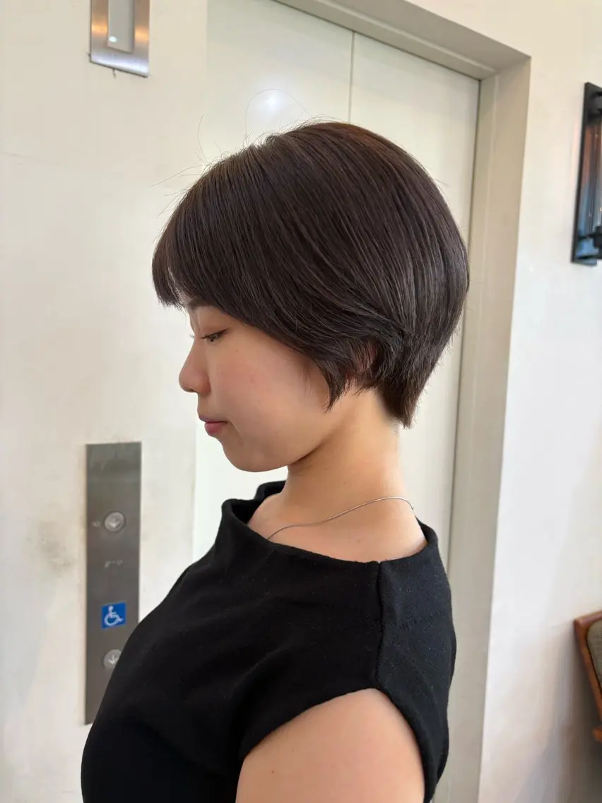 ショート ショートヘア 似合わせカット‪// 鶴我万唯華のヘアスタイル