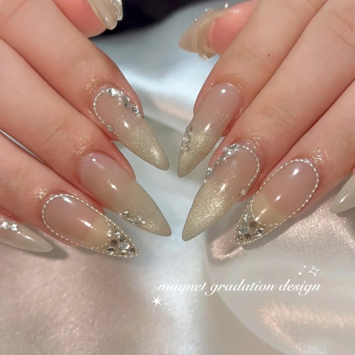 ネイル ハンドネイル Blanche mimi.u_aのネイルデザイン