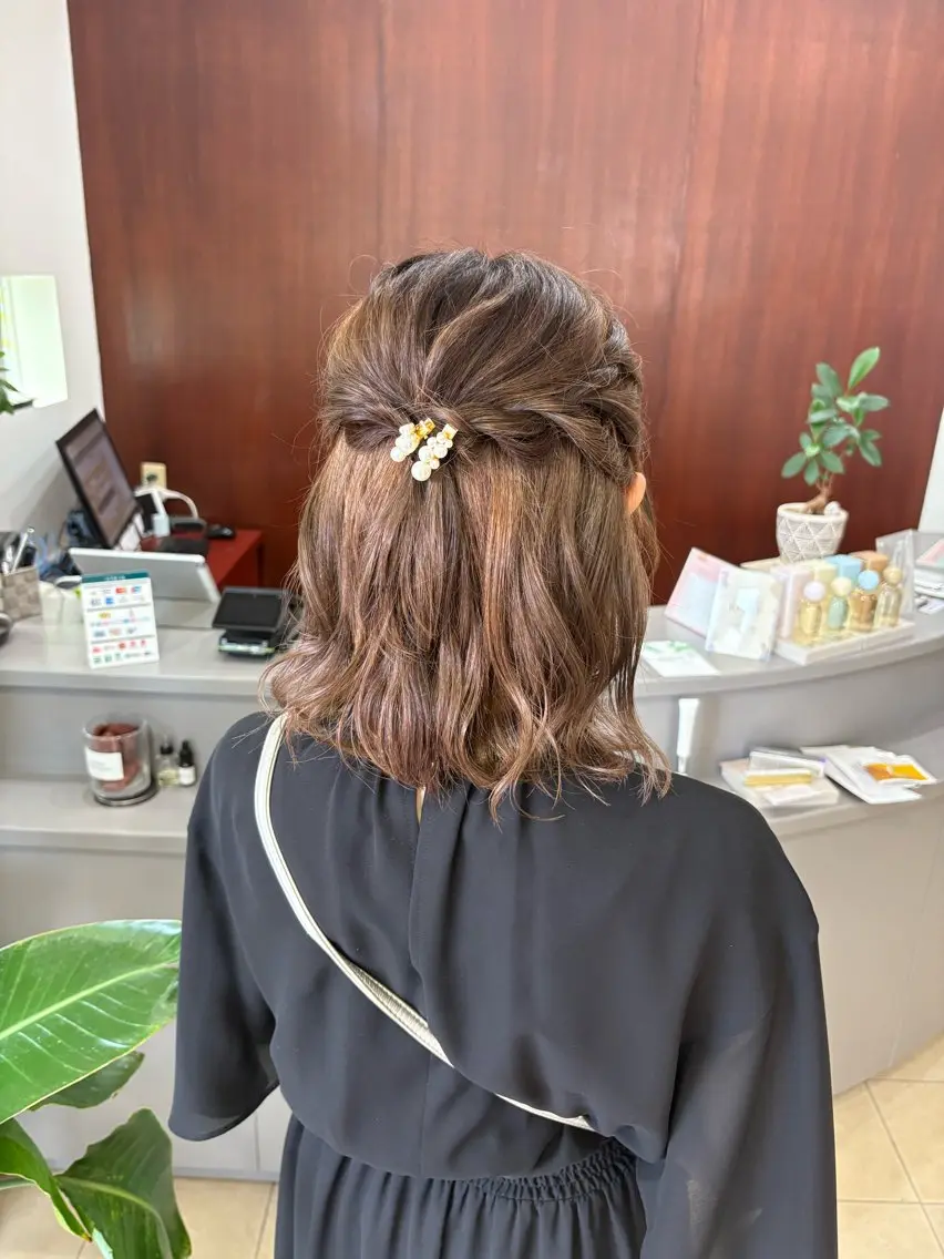 ミディアム ヘアセット arika さやのマツエク・マツパデザイン