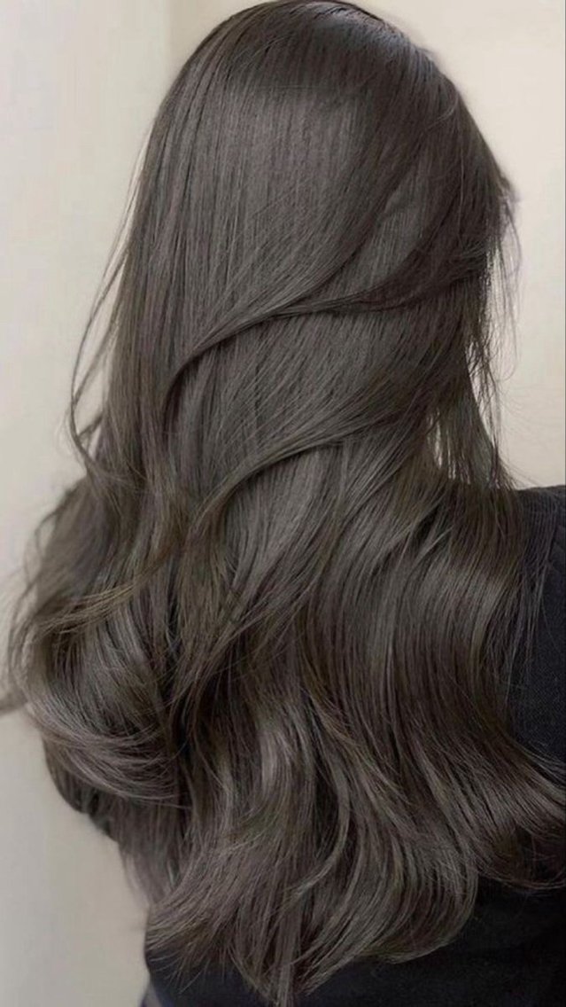 ロング カット ヘアカラー トリートメント 🩶グレージュ/ ベージュ🩶林のヘアスタイル