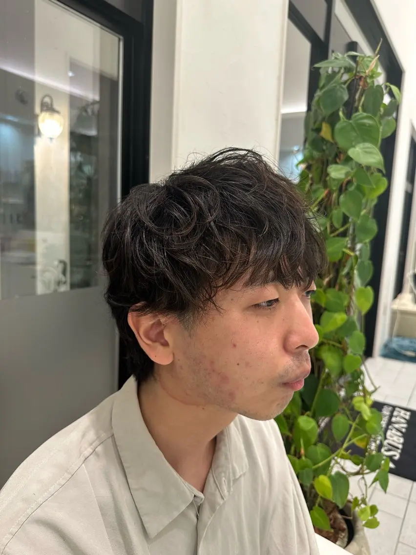 パーマ メンズ HANABUSA金田 恭平のヘアスタイル