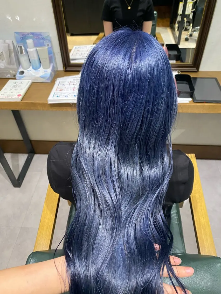 ロング カラー カット ヘアカラー 希優🌺ソムリエ /ブリーチ/カットのヘアスタイル