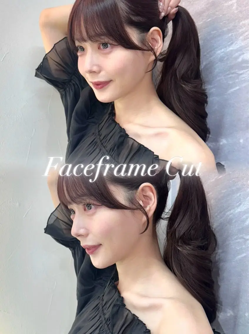 セミロング カラー ヘアアレンジ 黒髪 ブルーカラー ブルーブラック ブラウンカラー 透明感カラー カット ヘアカラー 🖤kana韓国ヘア 艶髪カラー特化🖤のヘアスタイル