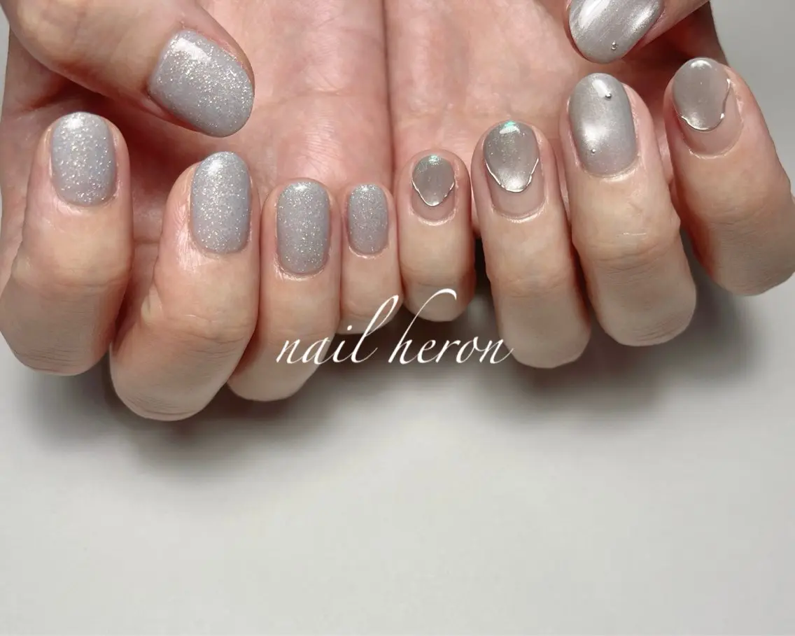 ネイル ハンドネイル saki_ nail heronのネイルデザイン