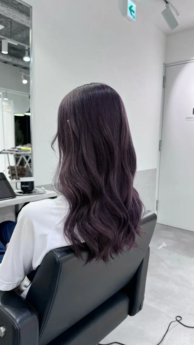 ロング パープルカラー yume🦋/ CIERA南船場のヘアスタイル