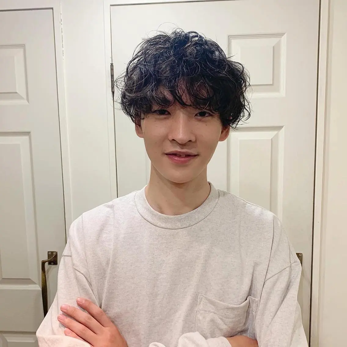 パーマ メンズ カット パーマ スパイキーショート/ メンズヘア/hugeのヘアスタイル