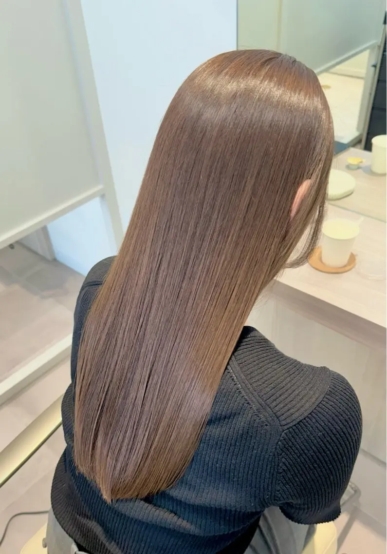 🫧透明感カラー🫧カット+ダブルカラー+Aujuaトリートメント【minimo限定クーポン】の写真