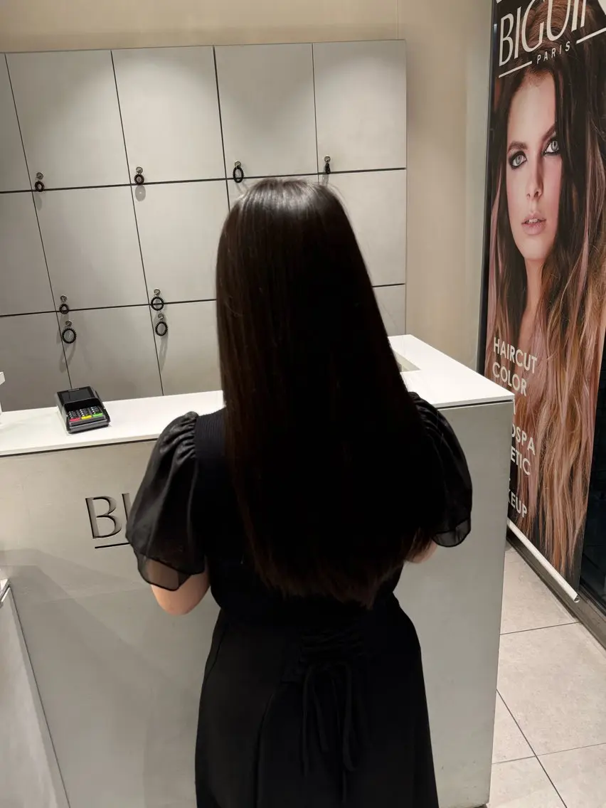 ロング パーマ 縮毛矯正 表参道 ⭐️かずやのヘアスタイル