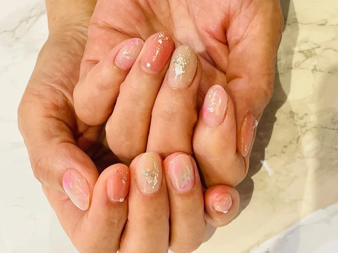 ネイル アートネイル ニュアンスネイル y. salonのマツエク・マツパデザイン