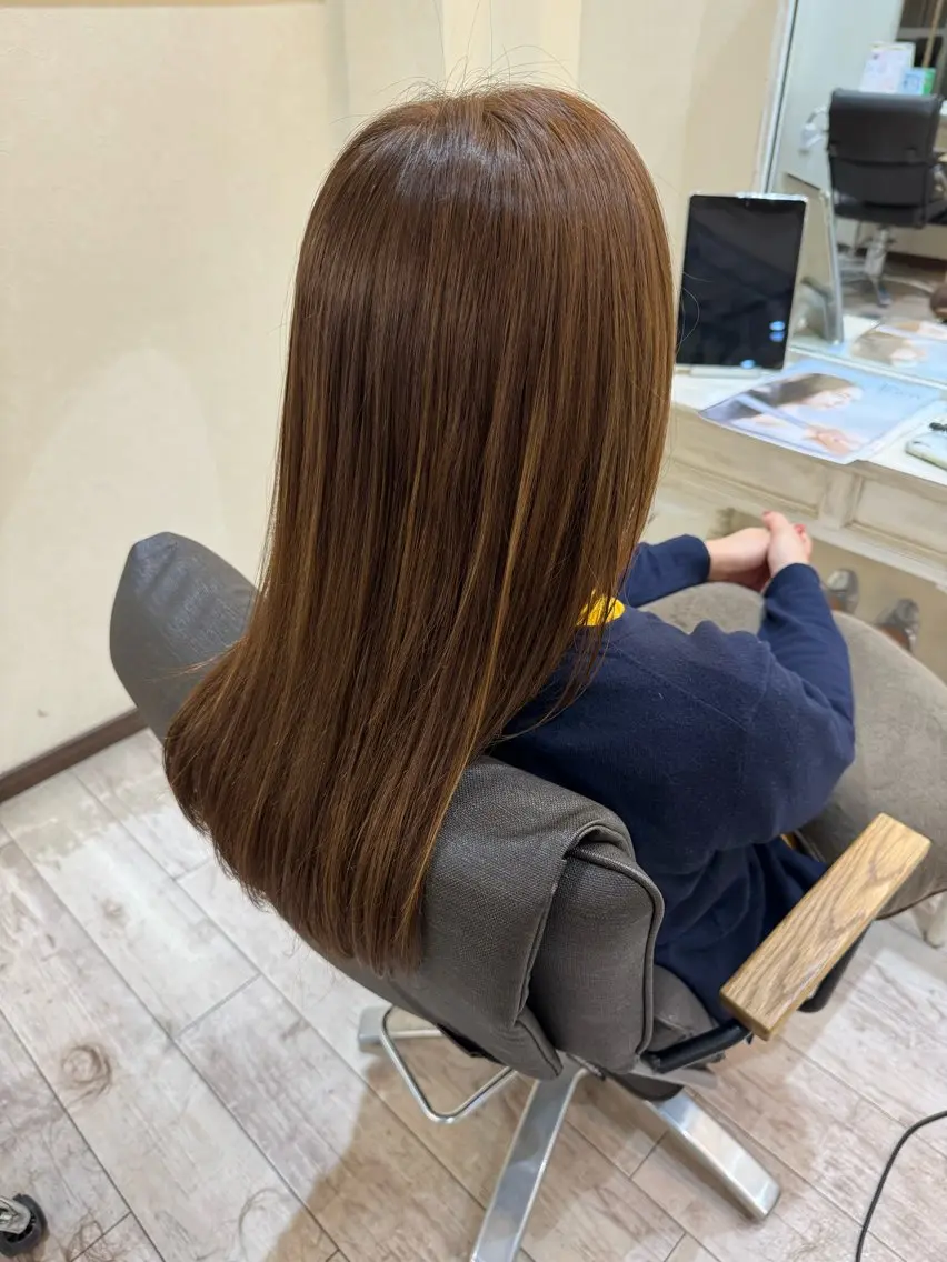 カラー カット 縮毛矯正 jurerbelle RIHOのヘアスタイル
