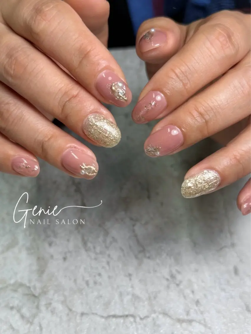 ネイル ニュアンスネイル ハンドネイル Nail salon Genieのネイルデザイン