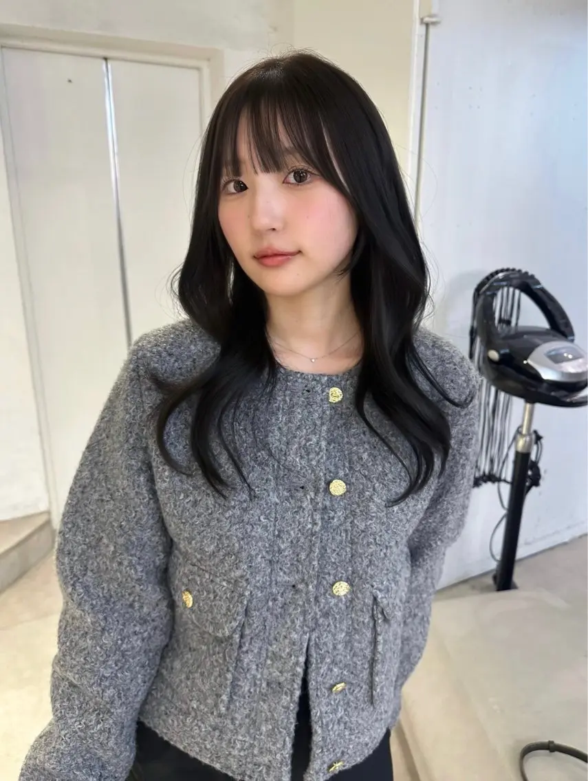 セミロング カット レイヤーカット カノン🩷のヘアスタイル