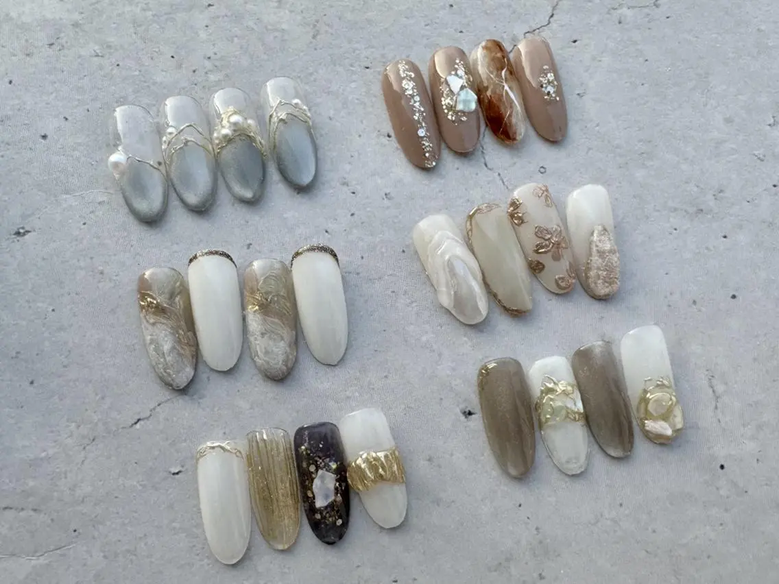ネイル Miimo💅🏻 ほのか ·͜·♡のネイルデザイン