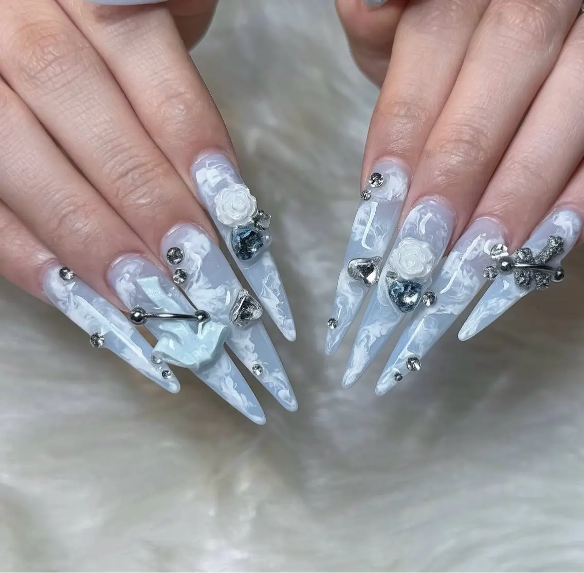ネイル アートネイル 韓国ネイル 持ち込み ワンホンネイル ハンドネイル Lenie Nail Salonのネイルデザイン