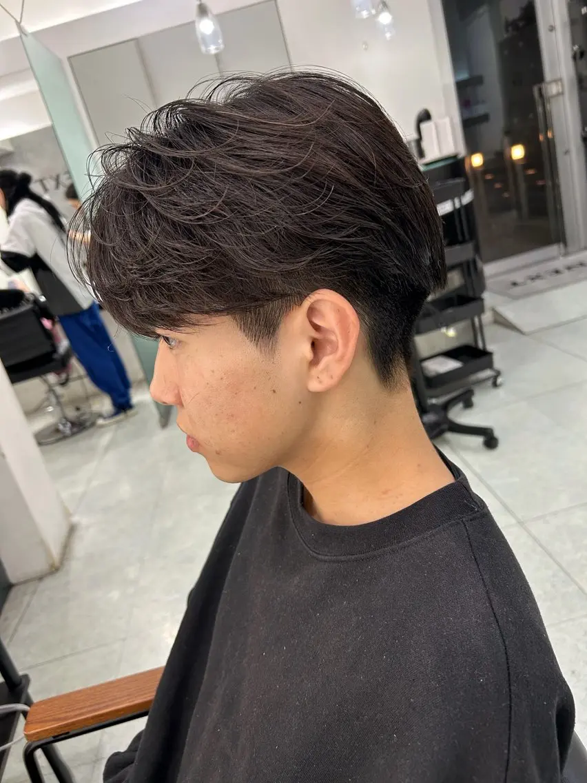 パーマ メンズ 静岡 / 毛流れ特化 /下居真大のヘアスタイル