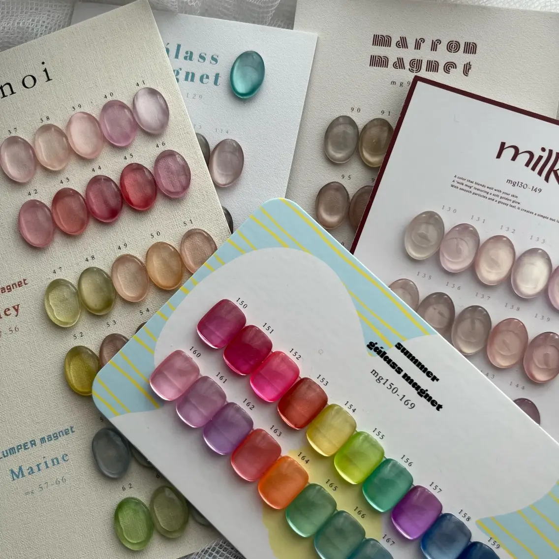 ネイル マグネットネイル ハンドネイル Nailsalon Reon.のネイルデザイン