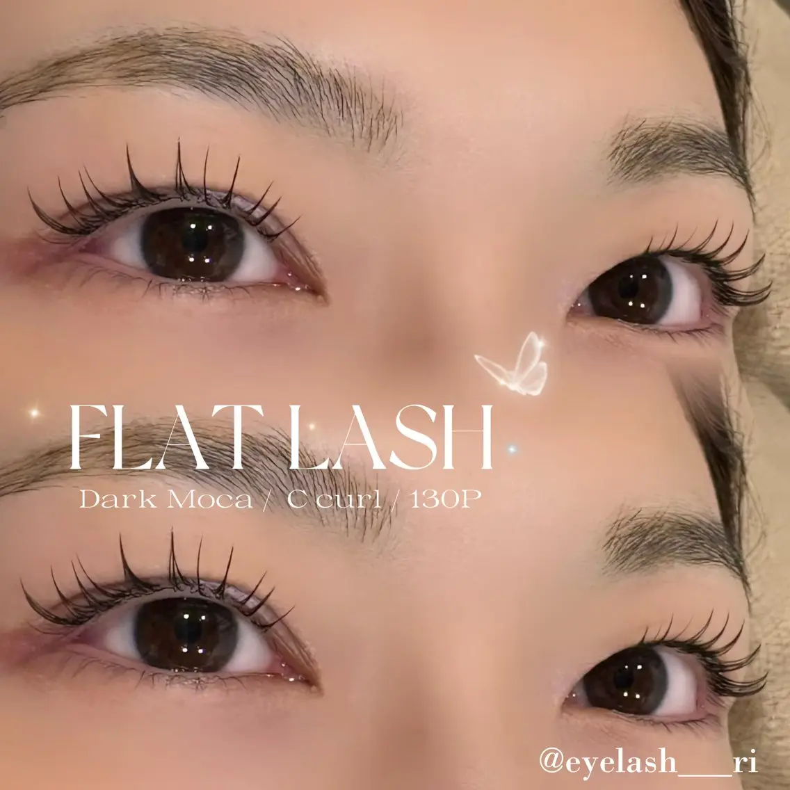マツエク・マツパ Cカール カラーマツエク ナチュラル eyelash Lily Rinaのマツエク・マツパデザイン