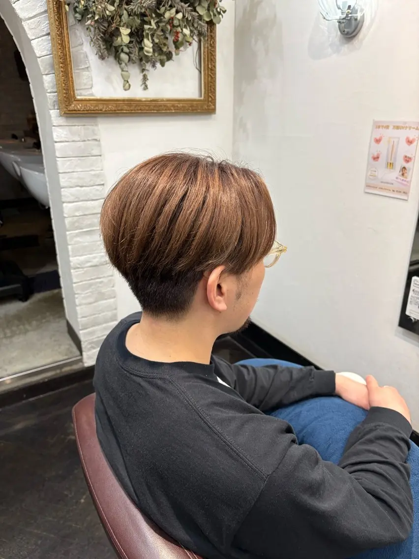 メンズ カット ヘアカラー ラカットゾーン 田中李奈のヘアスタイル