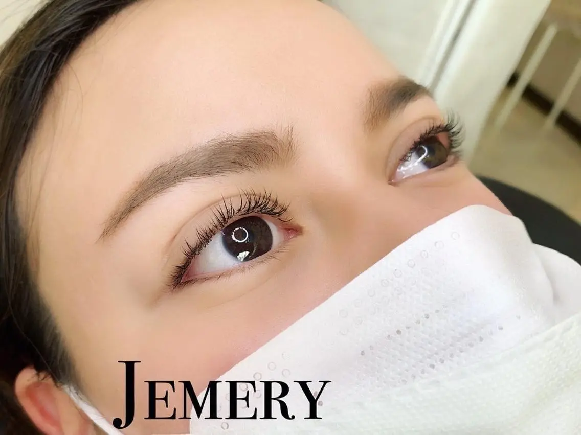 マツエク・マツパ 一重×まつ毛パーマ 💎 Jemery 💎のマツエク・マツパデザイン