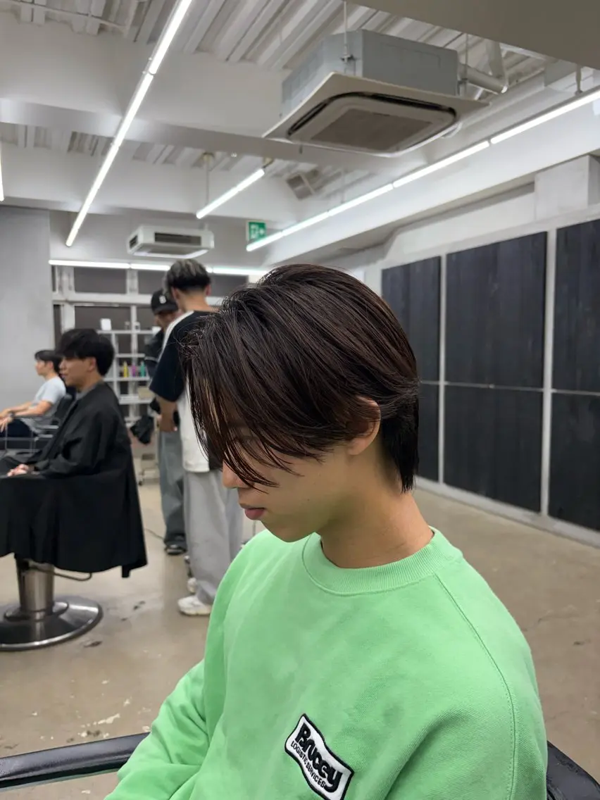 カット+曲がる縮毛矯正の写真