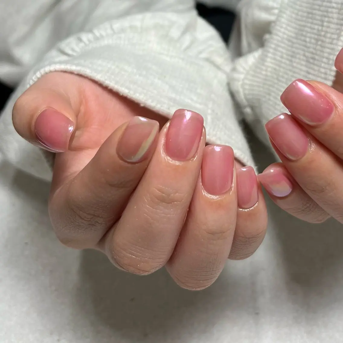 ネイル グリーン ハンドネイル vegh. nail/阿波座のネイルデザイン