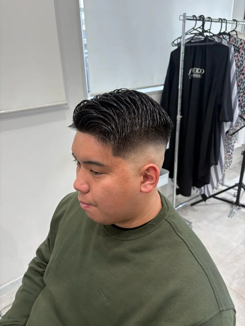 ショート メンズ カット 本間 颯太のヘアスタイル