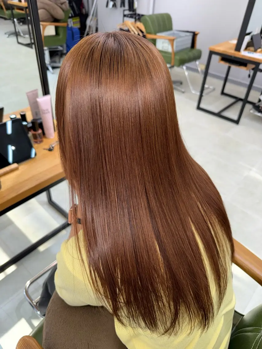 セミロング 髪質改善 カット トリートメント 川村 涼介のヘアスタイル