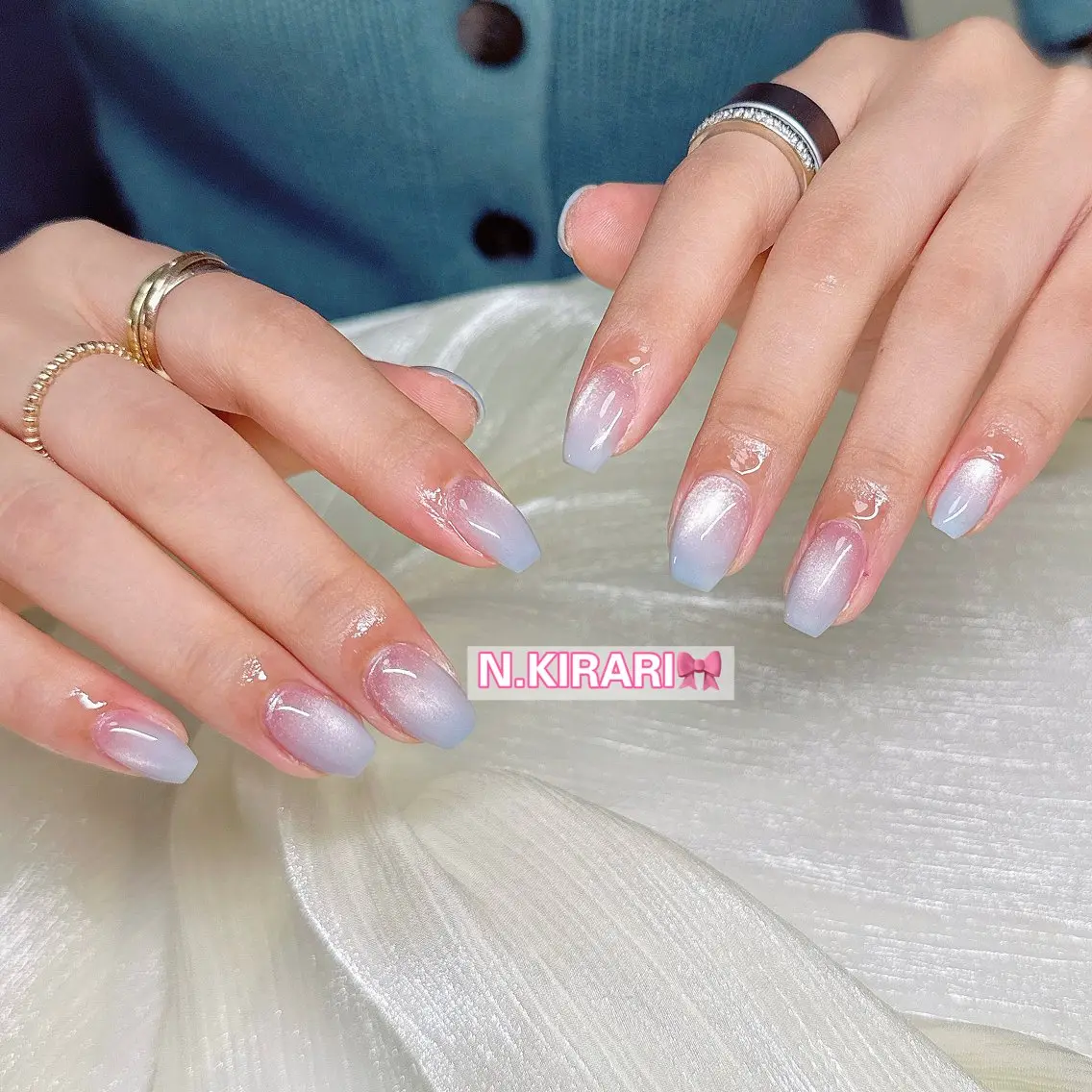 ネイル マグネットネイル ハンドネイル ハンドケア N.KIRARI nail salonのネイルデザイン