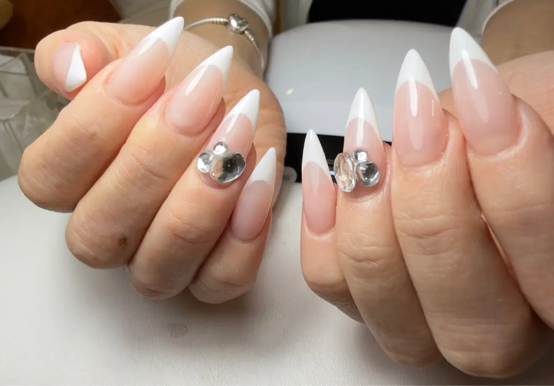 ネイル フレンチネイル オフィスネイル シンプルネイル LYYM Salon Momoのネイルデザイン