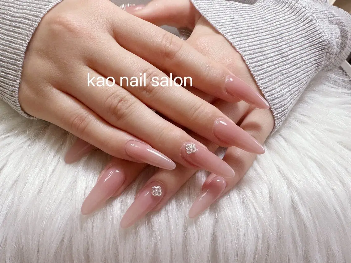 ネイル ハンドネイル kao nail マグネット/長さだしのネイルデザイン