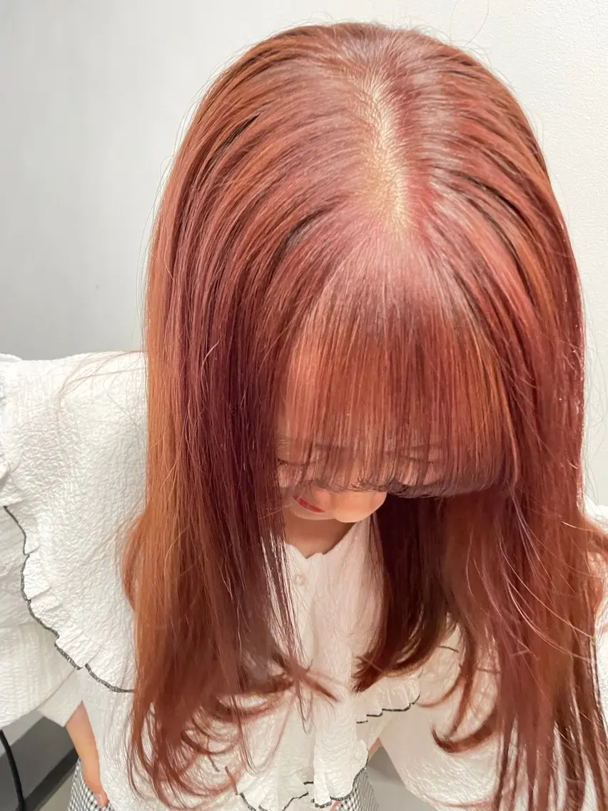 セミロング カラー ヘアカラー SAKURA/ CIEL福岡のヘアスタイル
