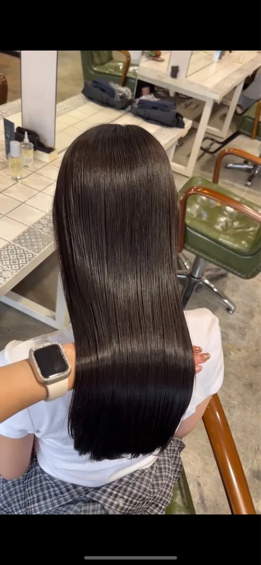 カラー ヘアカラー トリートメント ヘアセット 北川 茉奈のヘアスタイル