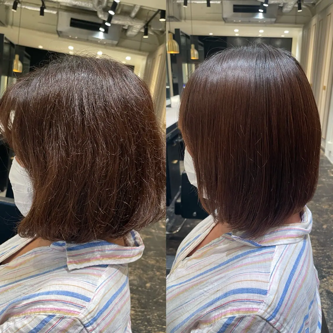ショート 縮毛矯正専門店店長 佐々木動画モデル募集のヘアスタイル