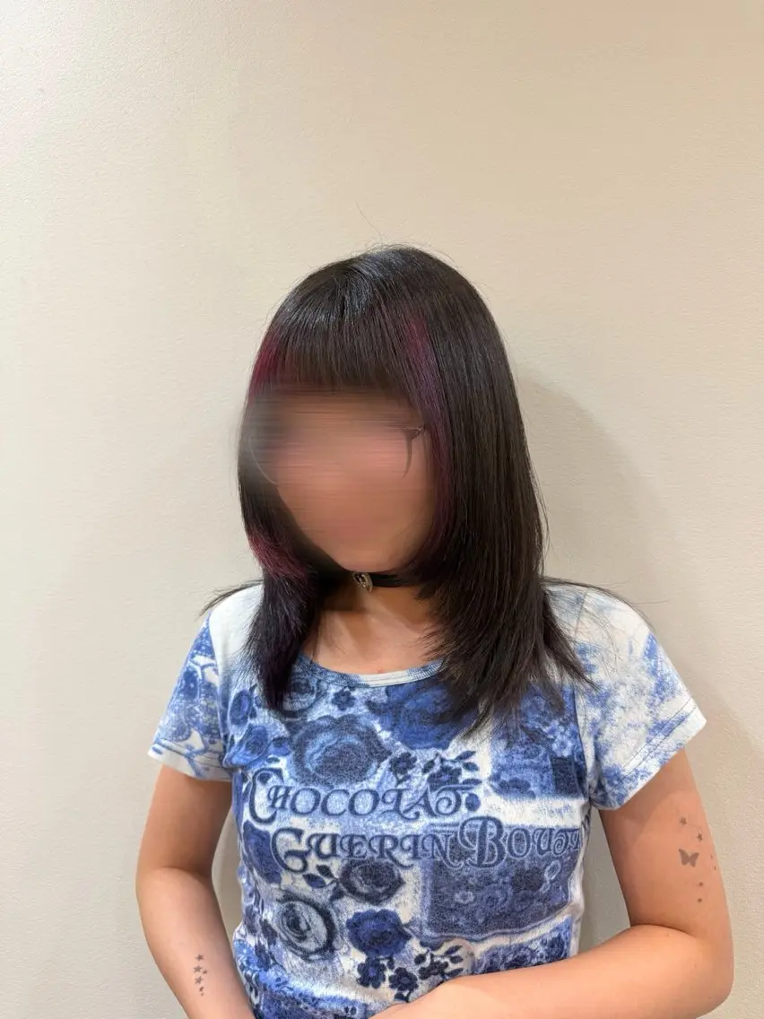 カラー デザインカラー カット ヘアカラー 安部 流唯のヘアスタイル