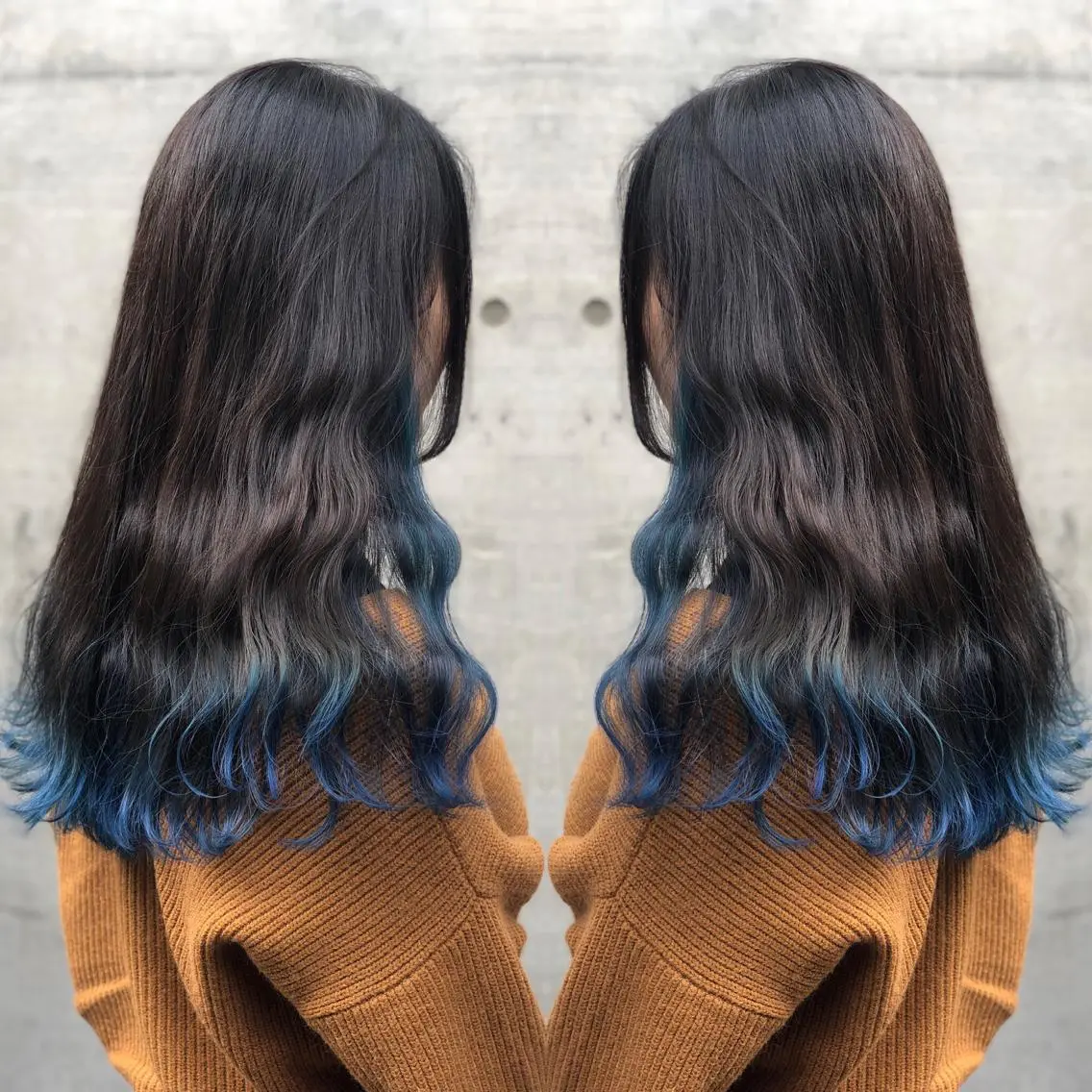 ロング カラー ブルーカラー グラデーションカラー ヘアカラー ミニモお気に入り数 No.1宍戸雄弥のヘアスタイル