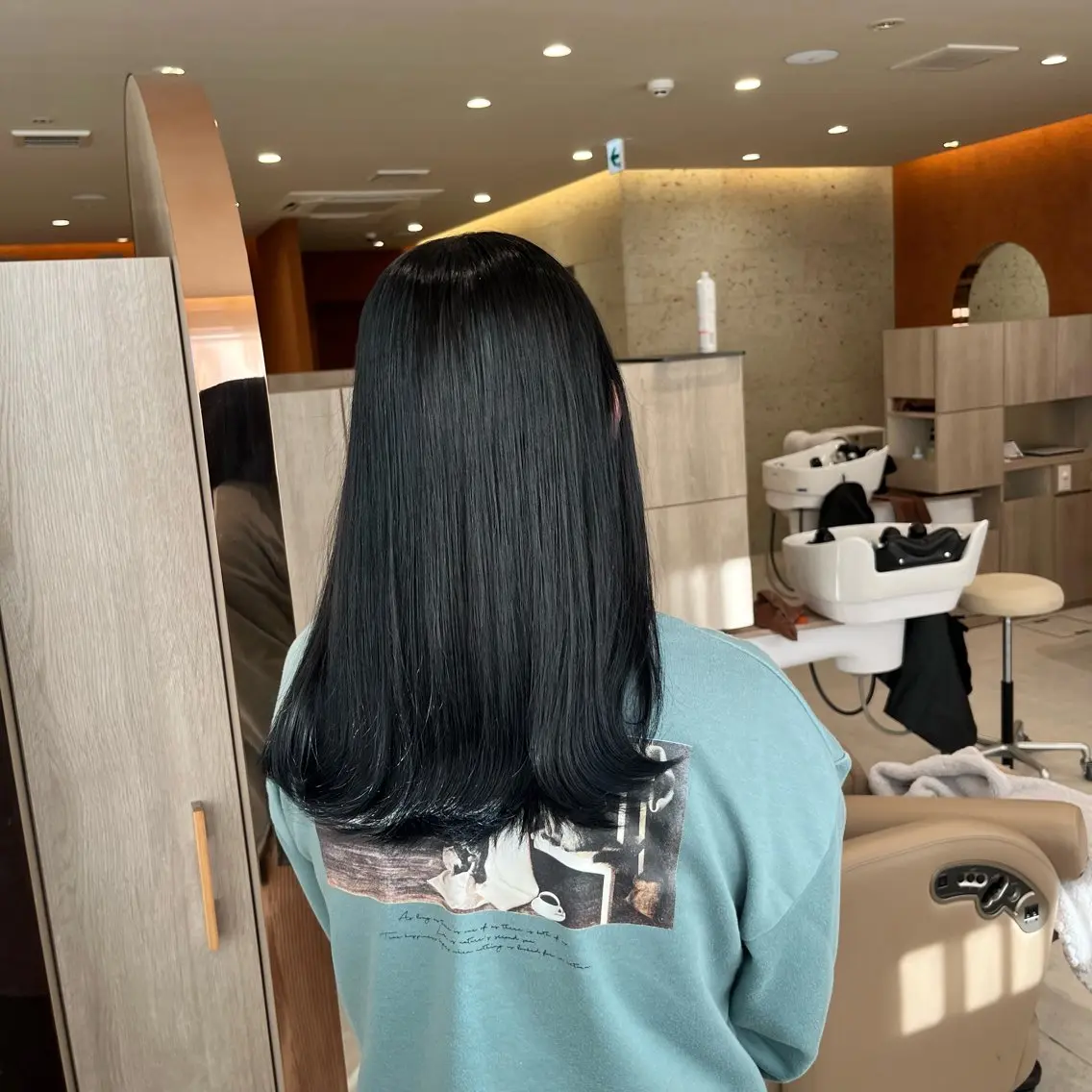 セミロング 縮毛矯正 THINK SHOP YUSEIのヘアスタイル