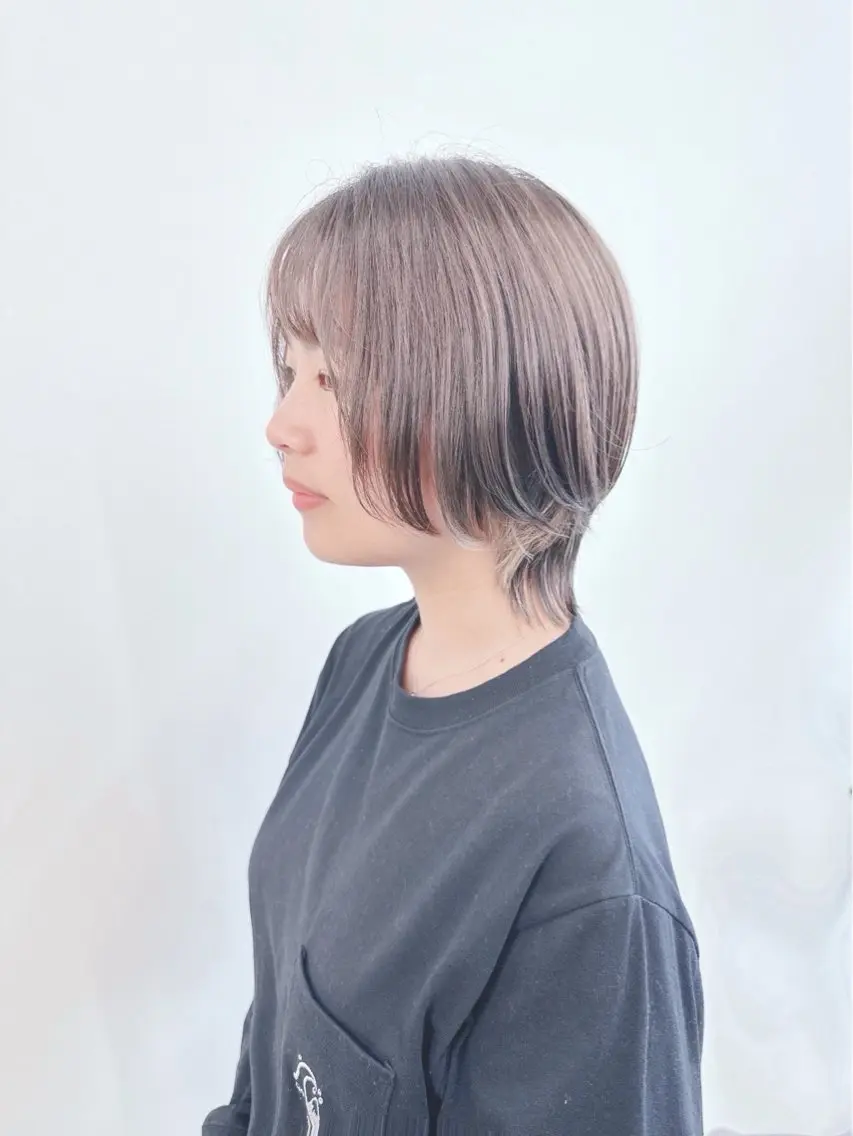 ショート カット ボブ/ゆるふわ ボブパーマ/とういのヘアスタイル