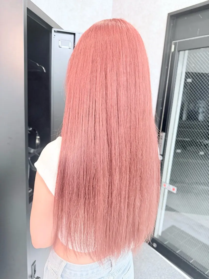 ロング カラー 🌺ハイトーン🌺 矢葺 なぎさ🌺🌺のヘアスタイル