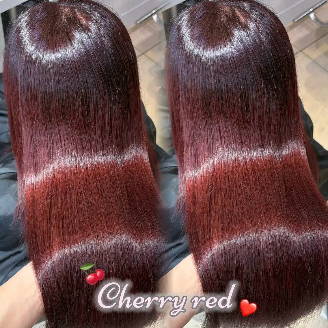 ロング カラー ブリーチ ダブルカラー ブリーチなしカラー レッドカラー ヘアカラー トリートメント 新宿/艶カラー 🎀韓国ヘアKANAのヘアスタイル